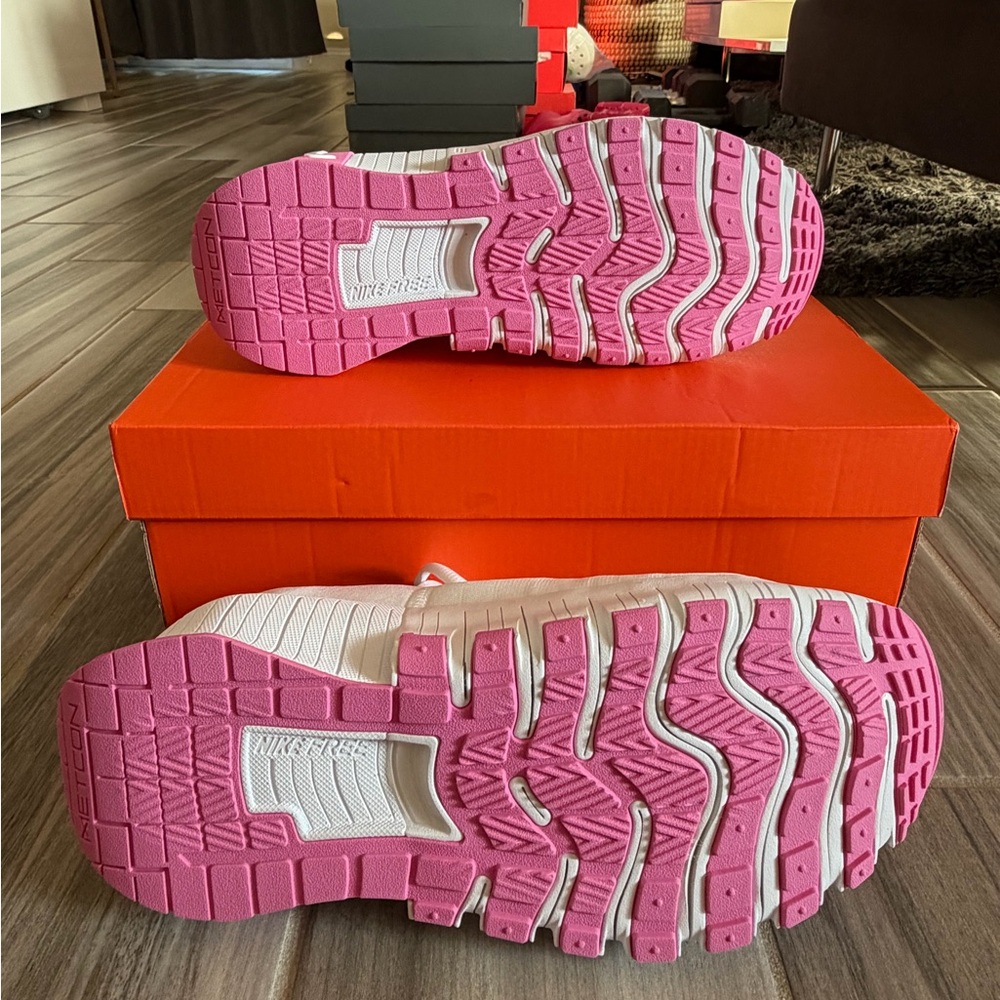 Women’s Nine Free Metcon 6 Training Shoes - White Pink FJ7126 109 - Picture 8 of 8